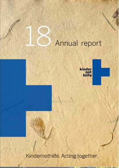Cover Jahresbericht Kindernothilfe 2018